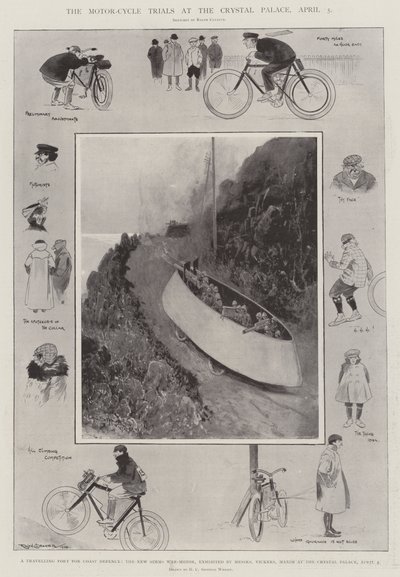 Les essais de moto au Crystal Palace, 5 avril - Ralph Cleaver